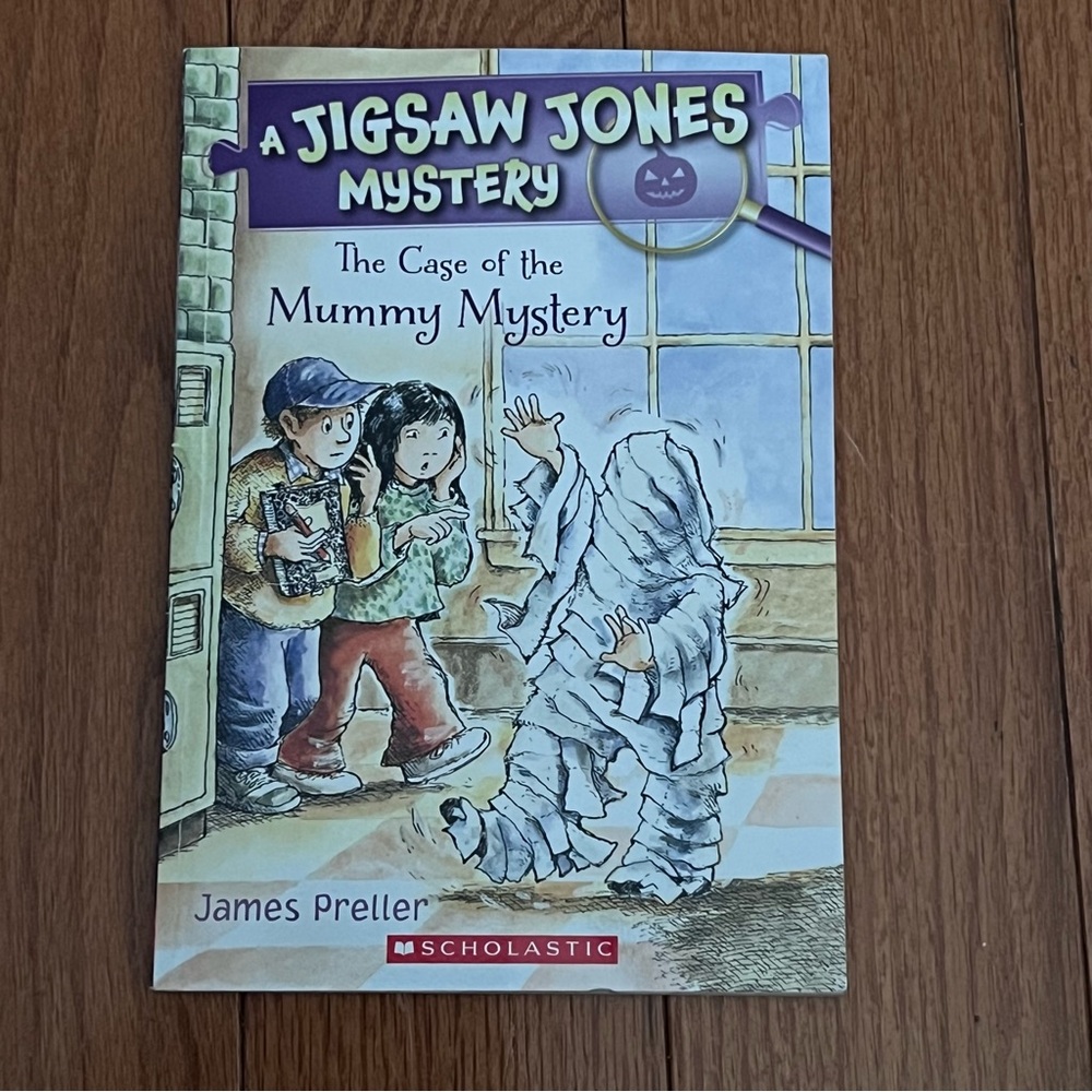 Scholastic A Jigsaw Jones Mystery The Case of the Mummy Mystery by James Preller